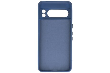 BAOHU Hoesje Geschikt voor de Google Pixel 8 Pro - Fashion Backcover Hoesje - Colorful Telefoonhoesje - Navy