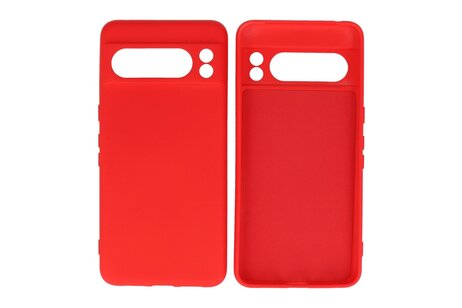 BAOHU Hoesje Geschikt voor de Google Pixel 8 Pro - Fashion Backcover Hoesje - Colorful Telefoonhoesje - Rood