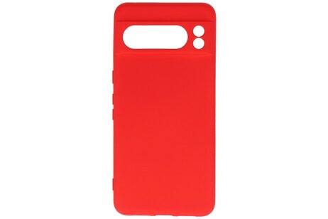 BAOHU Hoesje Geschikt voor de Google Pixel 8 Pro - Fashion Backcover Hoesje - Colorful Telefoonhoesje - Rood