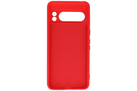 BAOHU Hoesje Geschikt voor de Google Pixel 8 Pro - Fashion Backcover Hoesje - Colorful Telefoonhoesje - Rood