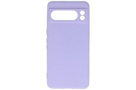 BAOHU Hoesje Geschikt voor de Google Pixel 8 Pro - Fashion Backcover Hoesje - Colorful Telefoonhoesje - Paars