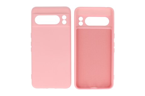 BAOHU Hoesje Geschikt voor de Google Pixel 8 Pro - Fashion Backcover Hoesje - Colorful Telefoonhoesje - Roze
