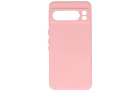 BAOHU Hoesje Geschikt voor de Google Pixel 8 Pro - Fashion Backcover Hoesje - Colorful Telefoonhoesje - Roze