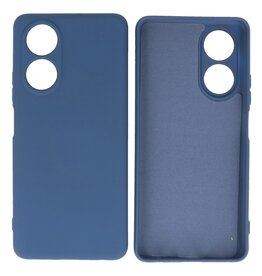 BAOHU Fachion Hoesje voor OPPO A58 4G Navy