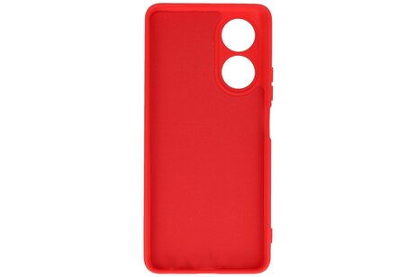 BAOHU Hoesje Geschikt voor de OPPO A78 4G - Fashion Backcover Hoesje - Colorful Telefoonhoesje - Rood