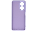 BAOHU Hoesje Geschikt voor de OPPO A78 4G - Fashion Backcover Hoesje - Colorful Telefoonhoesje - Paars