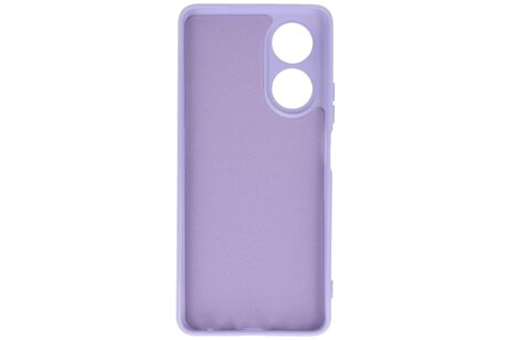 BAOHU Hoesje Geschikt voor de OPPO A78 4G - Fashion Backcover Hoesje - Colorful Telefoonhoesje - Paars
