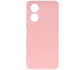 BAOHU Hoesje Geschikt voor de OPPO A78 4G - Fashion Backcover Hoesje - Colorful Telefoonhoesje - Roze