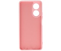 BAOHU Hoesje Geschikt voor de OPPO A78 4G - Fashion Backcover Hoesje - Colorful Telefoonhoesje - Roze