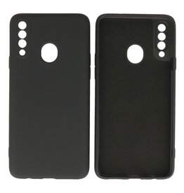 BAOHU Samsung Galaxy A20s Hoesje Fashion Backcover Telefoonhoesje Zwart