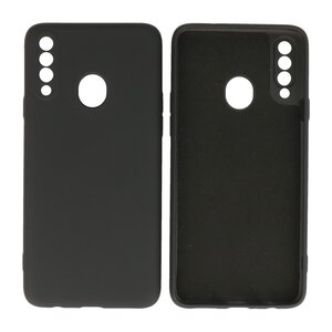 BAOHU Hoesje Geschikt voor de Samsung Galaxy A20s - Fashion Color Backcover Telefoonhoesje - Zwart