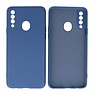 BAOHU Samsung Galaxy A20s Hoesje Fashion Backcover Telefoonhoesje Navy