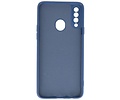 BAOHU Hoesje Geschikt voor de Samsung Galaxy A20s - Fashion Color Backcover Telefoonhoesje - Navy