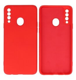 BAOHU Samsung Galaxy A20s Hoesje Fashion Backcover Telefoonhoesje Rood