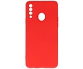 BAOHU Hoesje Geschikt voor de Samsung Galaxy A20s - Fashion Color Backcover Telefoonhoesje - Rood