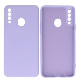 BAOHU Samsung Galaxy A20s Hoesje Fashion Backcover Telefoonhoesje Paars