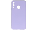 BAOHU Hoesje Geschikt voor de Samsung Galaxy A20s - Fashion Color Backcover Telefoonhoesje - Paars