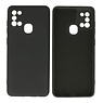 BAOHU Samsung Galaxy A21s Hoesje Fashion Backcover Telefoonhoesje Zwart