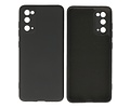 BAOHU Hoesje Geschikt voor de Samsung Galaxy S20 - Fashion Color Backcover Telefoonhoesje - Zwart