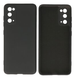 BAOHU Samsung Galaxy S20 Hoesje Fashion Backcover Telefoonhoesje Zwart