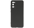 BAOHU Hoesje Geschikt voor de Samsung Galaxy S20 - Fashion Color Backcover Telefoonhoesje - Zwart