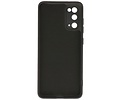 BAOHU Hoesje Geschikt voor de Samsung Galaxy S20 - Fashion Color Backcover Telefoonhoesje - Zwart