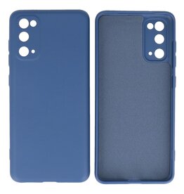 BAOHU Samsung Galaxy S20 Hoesje Fashion Backcover Telefoonhoesje Navy
