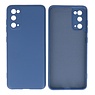 BAOHU Samsung Galaxy S20 Hoesje Fashion Backcover Telefoonhoesje Navy
