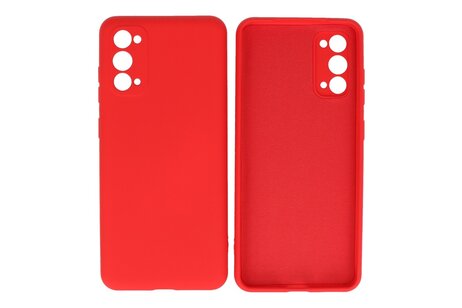 BAOHU Hoesje Geschikt voor de Samsung Galaxy S20 - Fashion Color Backcover Telefoonhoesje - Rood