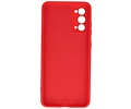 BAOHU Hoesje Geschikt voor de Samsung Galaxy S20 - Fashion Color Backcover Telefoonhoesje - Rood