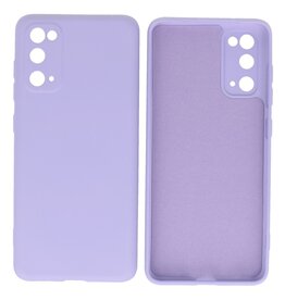 BAOHU Samsung Galaxy S20 Hoesje Fashion Backcover Telefoonhoesje Paars