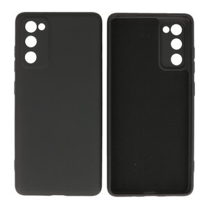 BAOHU Hoesje Geschikt voor de Samsung Galaxy S20 FE - Fashion Color Backcover Telefoonhoesje - Zwart