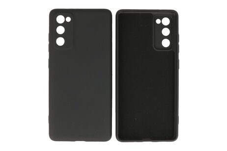 BAOHU Hoesje Geschikt voor de Samsung Galaxy S20 FE - Fashion Color Backcover Telefoonhoesje - Zwart