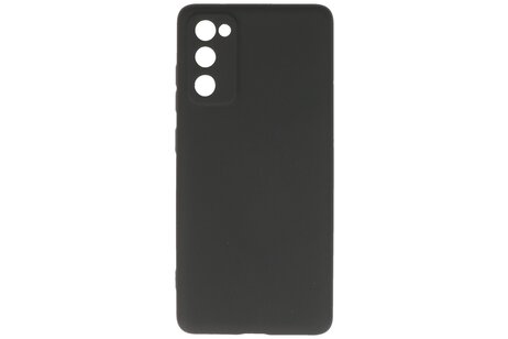 BAOHU Hoesje Geschikt voor de Samsung Galaxy S20 FE - Fashion Color Backcover Telefoonhoesje - Zwart