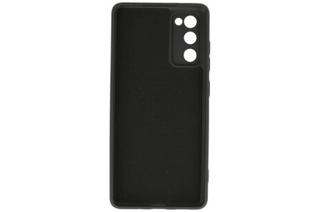 BAOHU Hoesje Geschikt voor de Samsung Galaxy S20 FE - Fashion Color Backcover Telefoonhoesje - Zwart