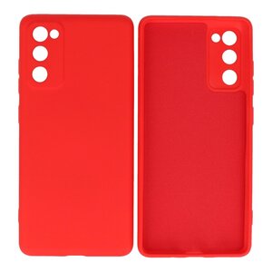 BAOHU Hoesje Geschikt voor de Samsung Galaxy S20 FE - Fashion Color Backcover Telefoonhoesje - Rood