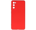 BAOHU Hoesje Geschikt voor de Samsung Galaxy S20 FE - Fashion Color Backcover Telefoonhoesje - Rood