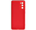 BAOHU Hoesje Geschikt voor de Samsung Galaxy S20 FE - Fashion Color Backcover Telefoonhoesje - Rood