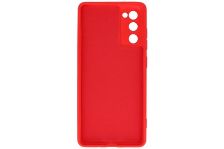 BAOHU Hoesje Geschikt voor de Samsung Galaxy S20 FE - Fashion Color Backcover Telefoonhoesje - Rood