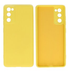 BAOHU Samsung Galaxy S20 FE Hoesje Fashion Backcover Telefoonhoesje Geel