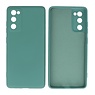 BAOHU Samsung Galaxy S20 FE Hoesje Fashion Backcover Telefoonhoesje Donker Groen