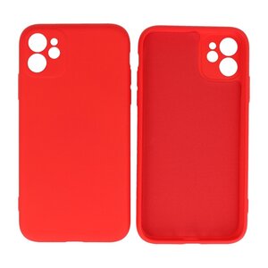 BAOHU Fashion Backcover Telefoonhoesje - Color Hoesje - Geschikt voor iPhone 11 - Rood