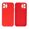 BAOHU iPhone 12 Pro Hoesje Fashion Backcover Telefoonhoesje Rood