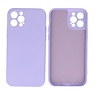 BAOHU iPhone 12 Pro Hoesje Fashion Backcover Telefoonhoesje Paars