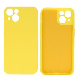 BAOHU iPhone 13 Hoesje Fashion Backcover Telefoonhoesje Geel