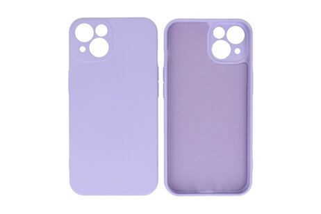 BAOHU Hoesje Geschikt voor de iPhone 13 - Fashion Color Backcover Telefoonhoesje - Paars