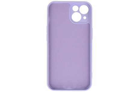 BAOHU Hoesje Geschikt voor de iPhone 13 - Fashion Color Backcover Telefoonhoesje - Paars