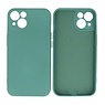 BAOHU iPhone 13 Hoesje Fashion Backcover Telefoonhoesje Donker Groen