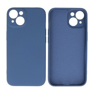 BAOHU Fashion Backcover Telefoonhoesje - Color Hoesje - Geschikt voor iPhone 14 - Navy