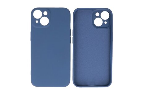 BAOHU Fashion Backcover Telefoonhoesje - Color Hoesje - Geschikt voor iPhone 14 - Navy